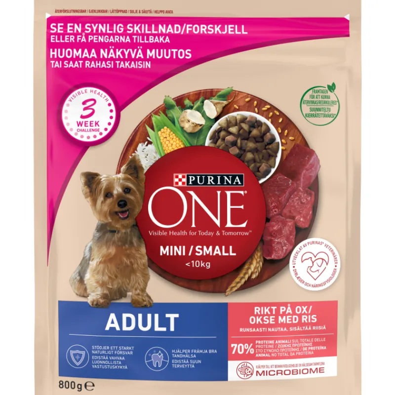 koiranruoka-purina-one-800-g-m-LaOExwqr-0.webp Purina One Koiranruoka^Koiranruoka 800 G Mini/Small Dog Adult Nauta