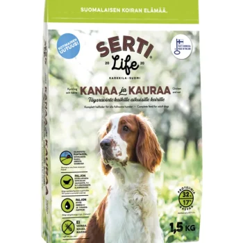 Serti Life Koiranruoka^Koiranruoka SertiLife 1,5 Kg Kana & Kaura