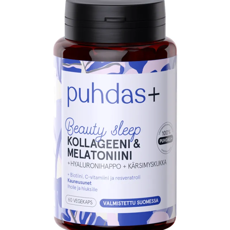 kollageeni-melatoniini-puhdas-RAeWZoVR-0.webp Puhdas+ Terveysravinteet Ja -valmisteet^Kollageeni & Melatoniini 60 Kaps Beauty Sleep