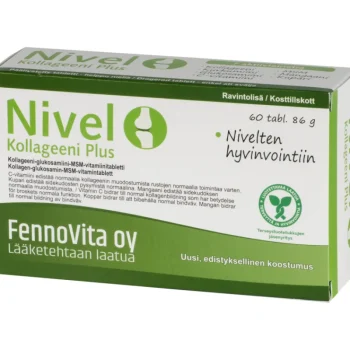 Fennovita Terveysravinteet Ja -valmisteet^Kollageeni Plus 60 Kpl Nivelille