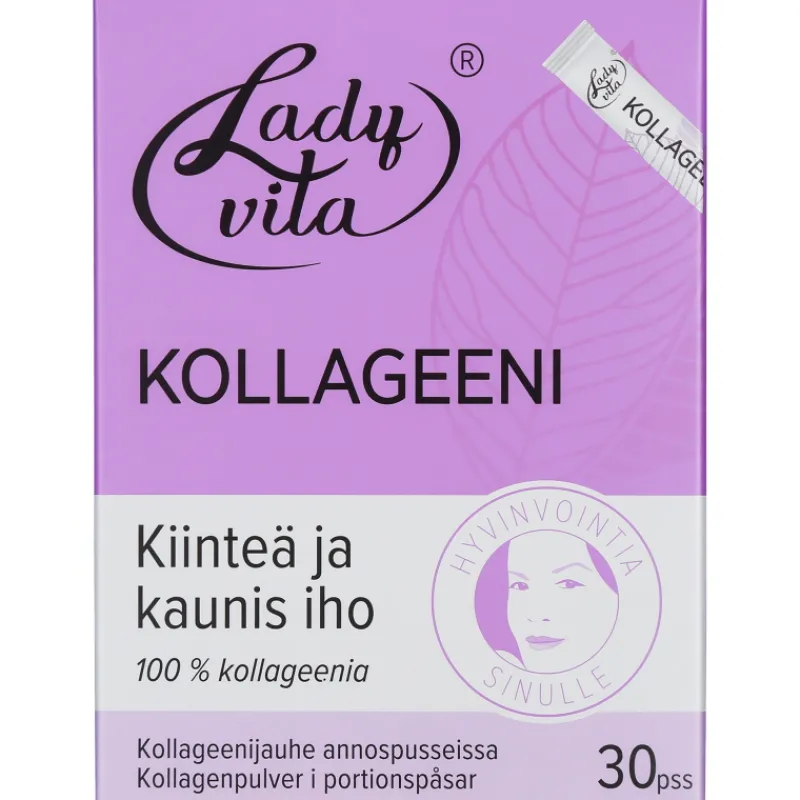 kollageenijauhe-ladyvita-30-kp-gbJFLlEq-0.webp Ladyvita Terveysravinteet Ja -valmisteet^Kollageenijauhe 30 Kpl Annospusseissa