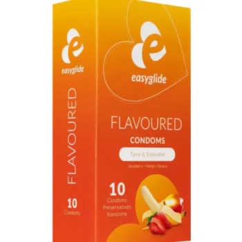 Easyglide Hyvinvointi- Ja Terveydenhoitotarvikkeet^Kondomi 10 Kpl Flavoured