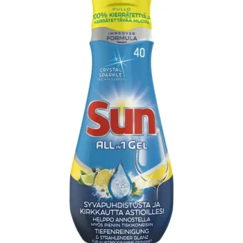 Sun Astianpesuaineet^Konetiskigeeli 700 Ml All-in-1 Lemon