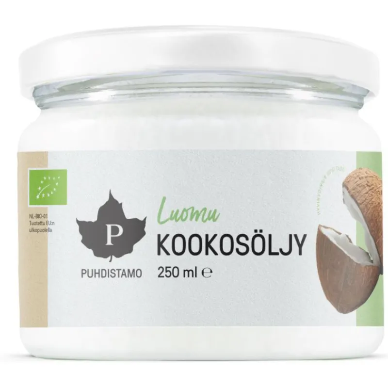 kookosljy-puhdistamo-250-ml-IBiemaBX-0.webp Puhdistamo Terveysravinteet Ja -valmisteet^Kookosöljy 250 Ml