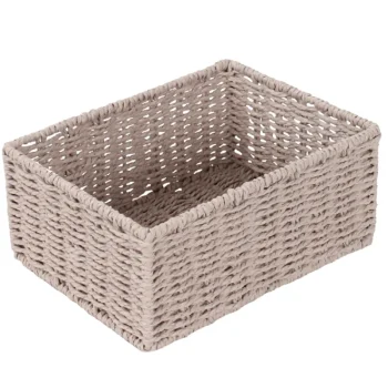 Kotikulta Sisustuskorit-Kori 27 X 20 X 12 Cm Marton Vaaleanharmaa