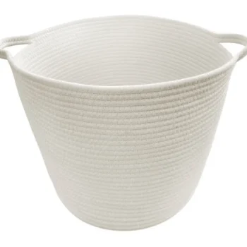 Kotikulta Sisustuskorit-Kori 40 X 30 X 30 Cm Silvi Valkoinen