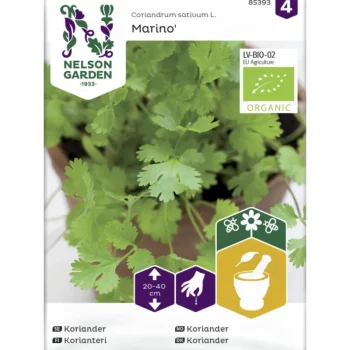 Nelson Garden Basic Kasvien Ja Nurmikonsiemenet-Korianteri Siemen Marino Organic