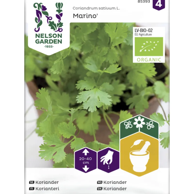 korianteri-siemen-nelson-garde-IAbJCiNH-0.webp Nelson Garden Basic Kasvien Ja Nurmikonsiemenet-Korianteri Siemen Marino Organic