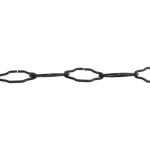 Habo Kettingit, Köydet Ja Kuormansidonta-Koristeketju 2 M, Lenkit 46 Mm, Musta