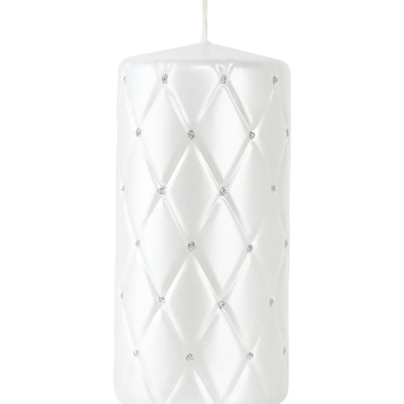 koristekynttil-15-cm-timantti-msexCxwo-0.webp Kynttilänjalat Ja Kynttilät-Koristekynttilä 15 Cm Timantti Valkoinen