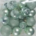Kotikulta Sesonkikoristeet-Koristepallo 25 Kpl Vihreä