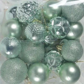 Kotikulta Sesonkikoristeet-Koristepallo 25 Kpl Vihreä