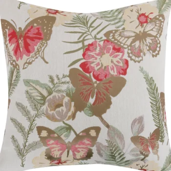 Kotikulta Sisustustyynyt Ja Huovat-Koristetyyny 45 X 45 Cm Perhoset Punainen