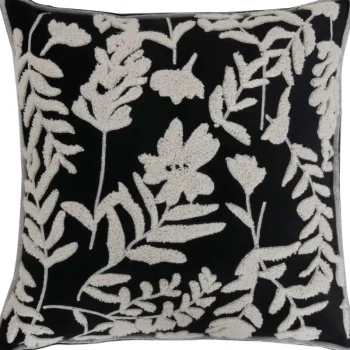Kotikulta Sisustustyynyt Ja Huovat-Koristetyyny 45 X 45 Cm Silmu Musta