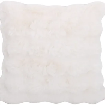 Miny Sisustustyynyt Ja Huovat-Koristetyyny 45 X 45 Cm Faux Fur Valkoinen