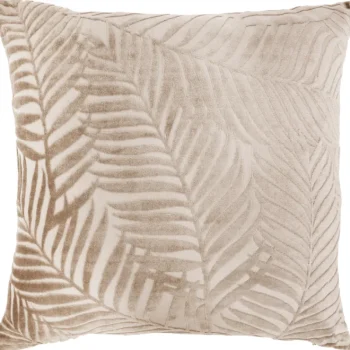 Kotikulta Sisustustyynyt Ja Huovat-Koristetyynynpäällinen 45 X 45 Cm Lehdet Beige