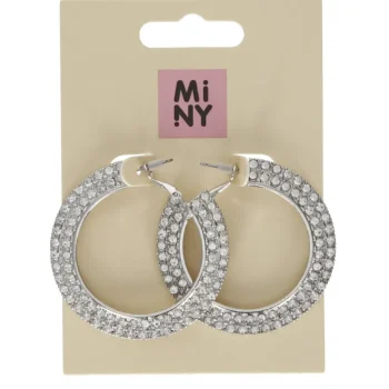 Miny Korut Ja Kellot^Korvakoru Rengas Hopeanvärinen