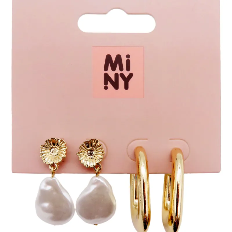 korvakorusetti-miny-2-paria-ku-JtompcJo-0.webp Miny Korut Ja Kellot^Korvakorusetti 2 Paria Kullanvärinen/helmi