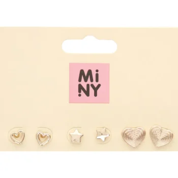 Miny Korut Ja Kellot^Korvakorusetti 3 Paria Kullanvärinen