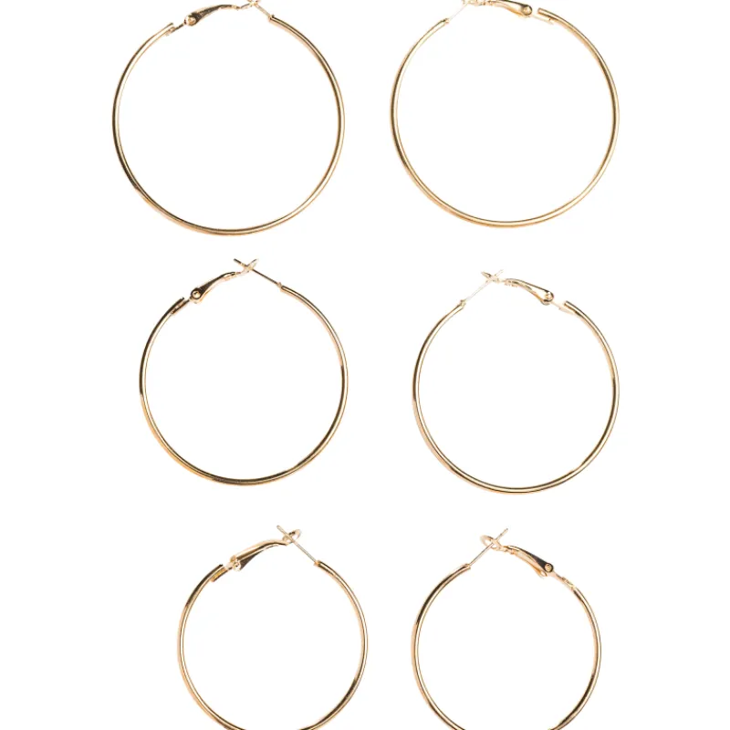 korvakorut-cailap-3-kpl-renkaa-ixefOoQr-0.webp Cailap Korut Ja Kellot^Korvakorut 3 Kpl Renkaat