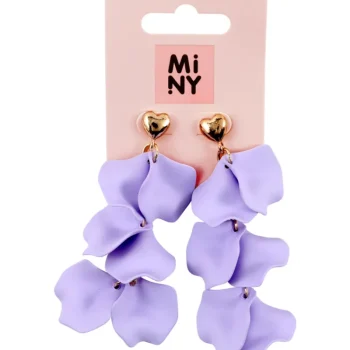 Miny Korut Ja Kellot^Korvakorut Kukat Lila