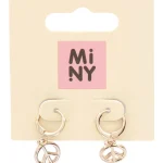 Miny Korut Ja Kellot^Korvakorut Kullanvärinen Peace