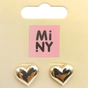 Miny Korut Ja Kellot^Korvakorut Sydän Kullanvärinen
