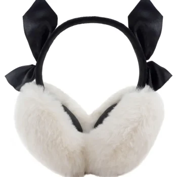 Miny Naisten Asusteet-Korvaläpät Ruseteilla Valkoinen