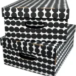 Karto Vaatehuolto Ja -säilytys^Kotilaatikko 2 Kpl Räsymatto