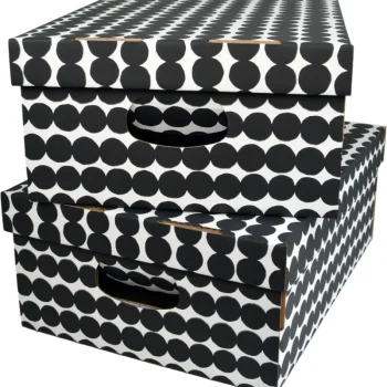 Karto Vaatehuolto Ja -säilytys^Kotilaatikko 2 Kpl Räsymatto