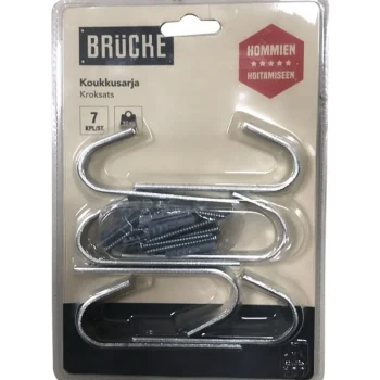 Brücke Ripustus-Koukkusarja 7 Kpl