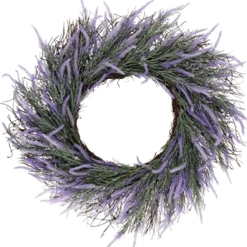 Kotikulta Tekokasvit-Kranssi 60 Cm Laventeli