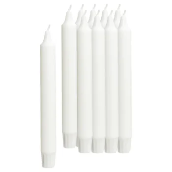 Kotikulta Kynttilänjalat Ja Kynttilät-Kruunukynttilä 10 Kpl 20 Cm