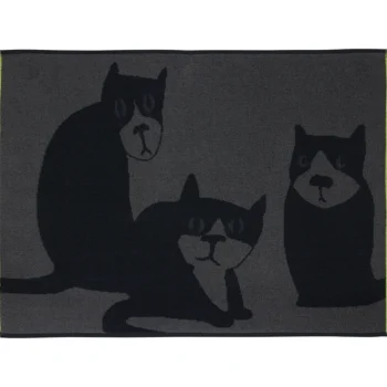 Finlayson Kylpyhuone- Ja Saunatekstiilit-Käsipyyhe 50 X 70 Cm Spot The Dog Harmaa/lime