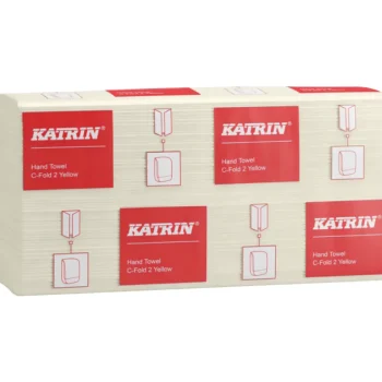 Katrin Talouspaperit^Käsipyyhe 100 Arkkia C-taitto Keltainen