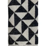 Kotikulta Kylpyhuone- Ja Saunatekstiilit-Käsipyyhe 50 X 70 Cm Reetta Musta