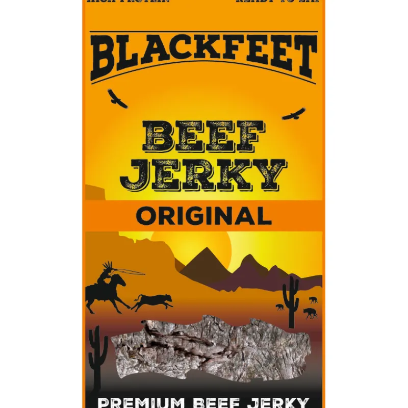kuivaliha-blackfeet-40-g-beef-sPzwLhCx-0.webp Blackfeet Lihasnacksit^Kuivaliha 40 G Beef Jerky Original