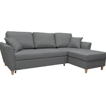 Tenstar Huonekalut-Kulmadivaani Anton Tummanharmaa