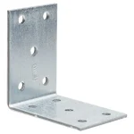 Rakennuskulmat Ja -kiinnikkeet-Kulmalevy 60x60x40x2,5 Sinkitty