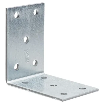 Rakennuskulmat Ja -kiinnikkeet-Kulmalevy 60x60x40x2,5 Sinkitty