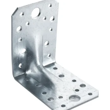 Rakennuskulmat Ja -kiinnikkeet-Kulmalevy V-90x90x65x2,5 Sinkitty
