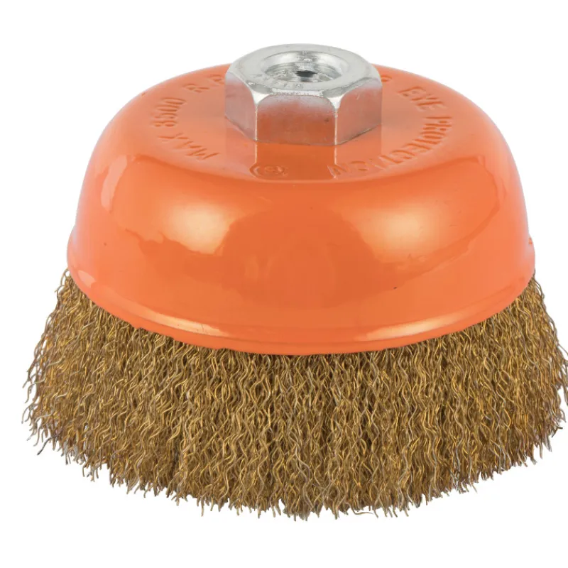 kuppiharja-kendo-messinki-u220-gKDlQtQQ-0.webp Kendo Sähkötyökalujen Tarvikkeet-Kuppiharja Messinki u2205 100mm/M14x2mm