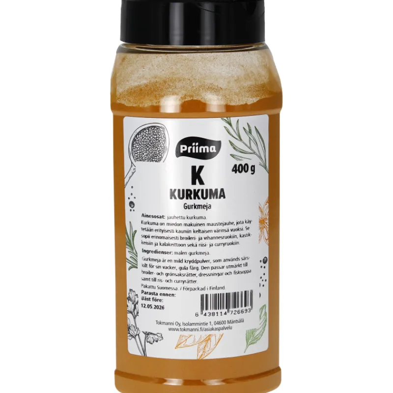 kurkuma-400-g-onMkJThL-0.webp Priima Mausteet Ja Liemivalmisteet^Kurkuma 400 G