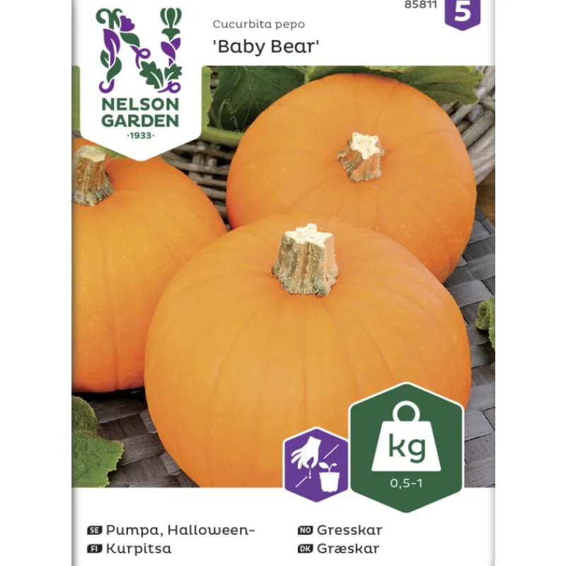 kurpitsa-siemen-nelson-garden-SHwaUhRn-0.webp Nelson Garden Basic Kasvien Ja Nurmikonsiemenet-Kurpitsa Siemen Baby Bear