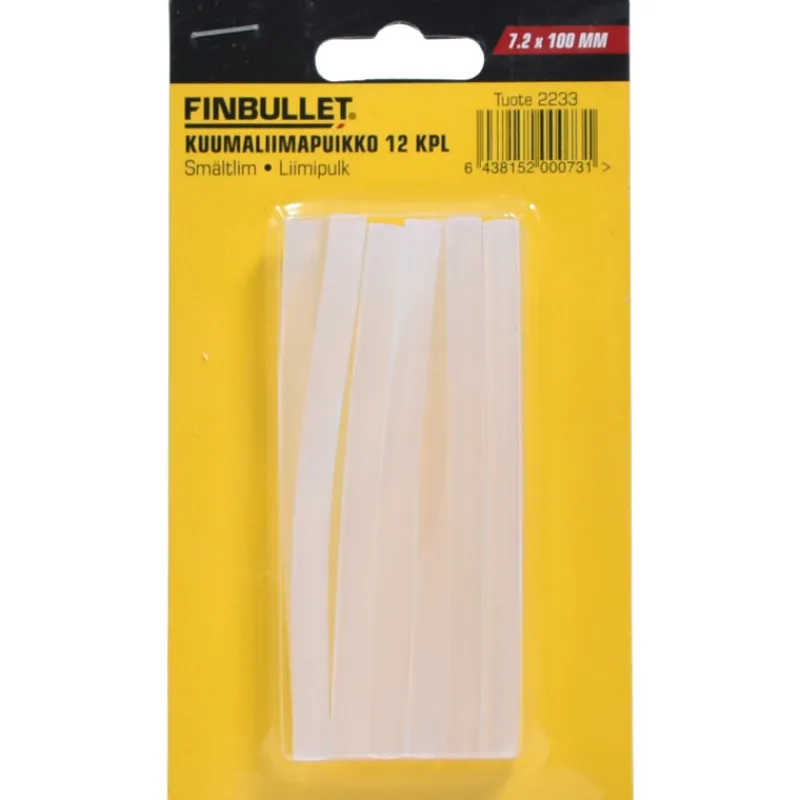 kuumaliimapuikko-72x100-mm-12-ImHRslYL-0.webp Finbullet Liimat, Massat Ja Tasoitteet-Kuumaliimapuikko 7.2x100 Mm, 12 Kpl