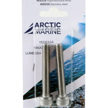 Arctic Marine Naulat Ja Ruuvit-Kuusiokoloruuvi DIN 912 M10x60mm A4