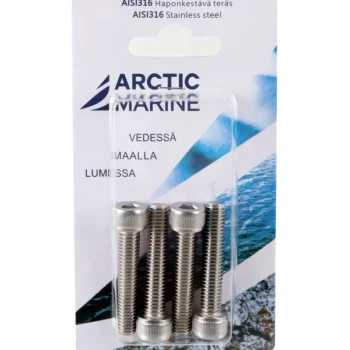 Arctic Marine Naulat Ja Ruuvit-Kuusiokoloruuvi DIN 912 M8x40mm A4