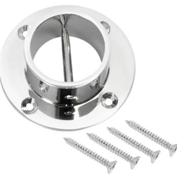 Piippo Kettingit, Köydet Ja Kuormansidonta-Köyden Seinäkiinnike u00d8 36 Mm Kromattu