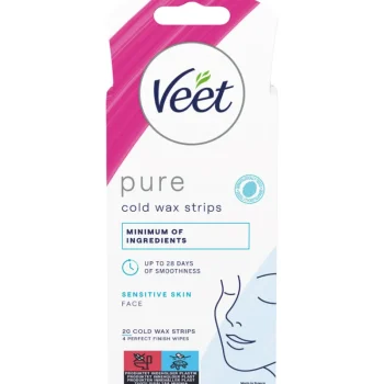 Veet Ihokarvanpoistovälineet Ja Tarvikkeet^Kylmävahaliuskat 20 Kpl Pure Kasvoille