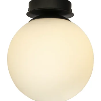 Aneta Lighting Sisävalaisimet-Kylpyhuoneen Plafondi Lido Musta/valkoinen